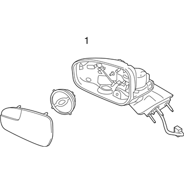 Ford FS7Z-17682-A Mirror Assembly - Rear View Outer