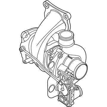 Ford KX7Z-6K682-A TURBOCHARGER ASY