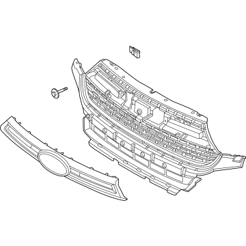 2021 Ford Explorer Grille - MB5Z-8200-HA