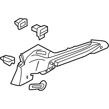 Ford G1EZ-5846808-AA Support - Rear Package Tray Trim