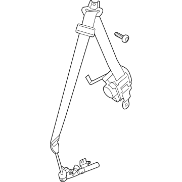 2024 Ford Mustang Seat Belt - PR3Z-76611B09-NA