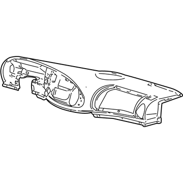 Ford F7UZ1504320AAB PANEL - INSTRUMENT