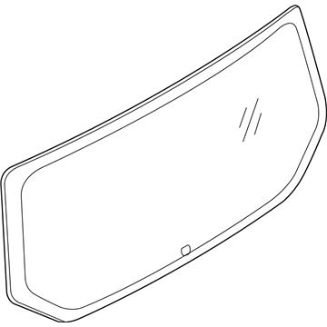 Ford DT1Z-6142006-AK Glass - Back Window