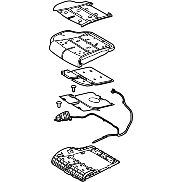 Ford LC5Z-78632A22-A PAD - SEAT CUSHION