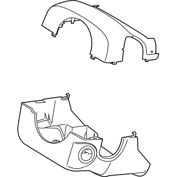 Ford HC3Z-3530-CC Steering Column Shroud Assembly