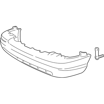 2002 Ford Crown Victoria Bumper - 1W7Z-17D957-CA
