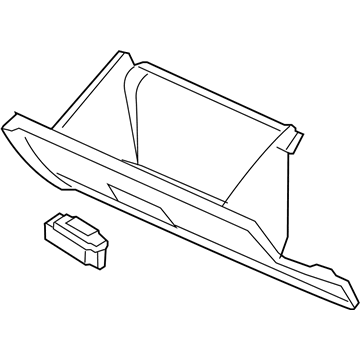 Mercury Milan Glove Box - 6E5Z-54060T10-AB