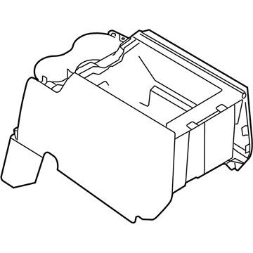 2010 Ford F-350 Super Duty Center Console Base - 8C3Z-36045A36-CB