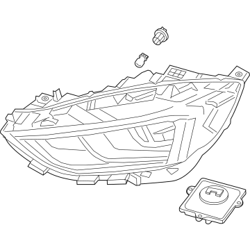 Ford KT4Z-13008-AY HEADLAMP ASY