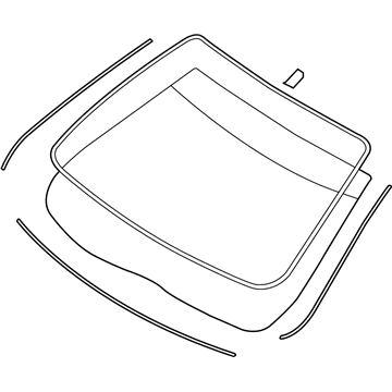 Mercury Milan Windshield - 9H6Z-5403100-A