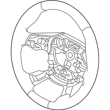 Ford F1EZ-3600-AJ Steering Wheel Assembly