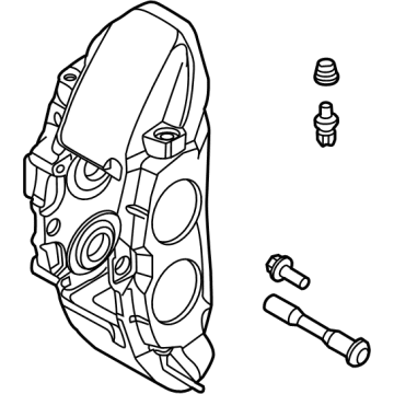 Ford LK9Z-2B121-A CALIPER ASY - BRAKE - LESS PAD