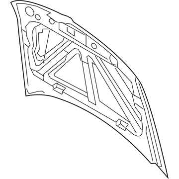 Ford DA5Z-16612-A Hood Assembly