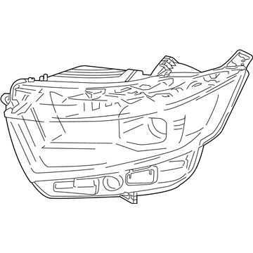 2015 Ford Edge Headlight - FT4Z-13008-P