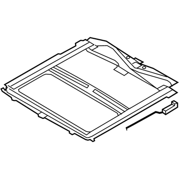 Ford 8C3Z-26502C22-B Frame - Sliding Roof Panel Opening