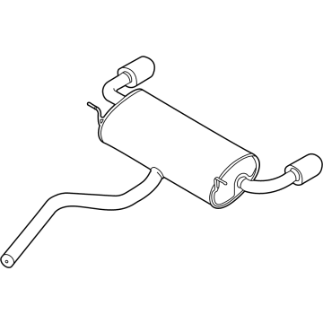 2022 Lincoln Corsair Exhaust Pipe - LX6Z-5A289-DL