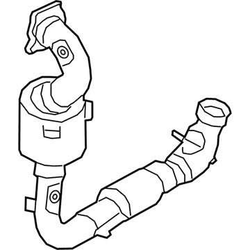 2021 Ford EcoSport Catalytic Converter - J2BZ-5E212-B