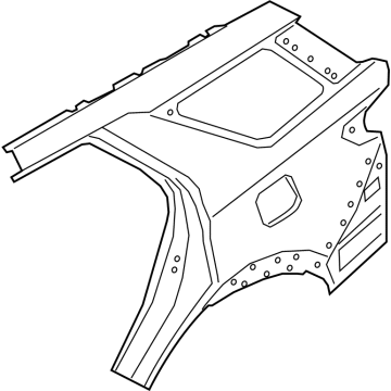 Ford NC5Z-78278A93-A PANEL - REAR CORNER - OUTER