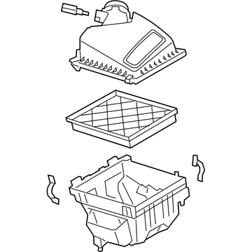 Lincoln Air Filter Box - JX6Z-9600-E