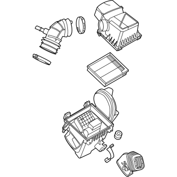 Ford LX6Z-9600-N CLEANER ASY - AIR