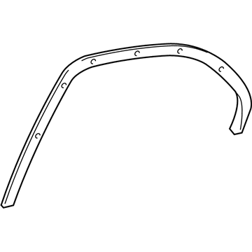 Ford 3W4Z-5425560-AAB Moulding - Rear Window