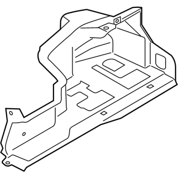 Ford PR3Z-7645422-AA CARPET - RR QTR PANEL/LUGG.COM