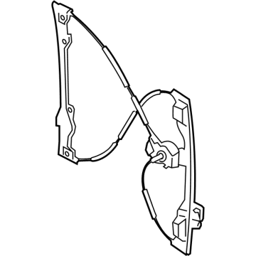 2023 Ford F-150 Window Regulator - ML3Z-1523209-B