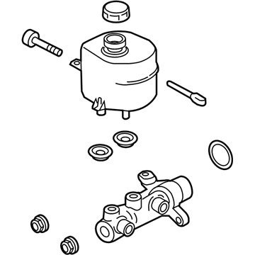 Ford F-350 Super Duty Brake Master Cylinder Repair Kit - HC3Z-2140-F