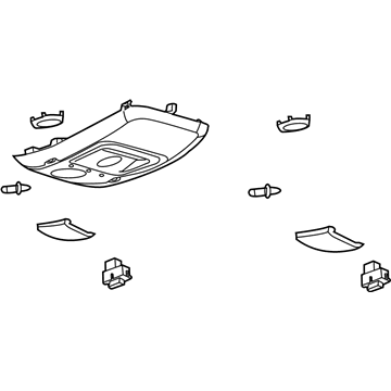 Ford 6L2Z-78519A70-FAB Console Assembly - Overhead