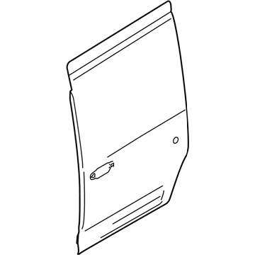 Ford 2T1Z-6124700-A Panel Assembly - Door - Outer