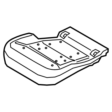 Ford LC5Z-7863841-A PAD - REAR SEAT CUSHION