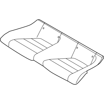 Ford PR3Z-6363804-CD COVER ASY - REAR SEAT CUSHION