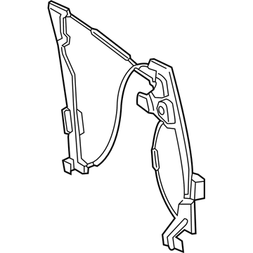 Ford FT4Z-5823209-H Regulator - Window - Less Motor