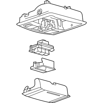 Ford FL7Z-78519A70-AA Console Assembly - Overhead