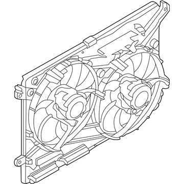 2020 Lincoln MKZ Engine Cooling Fan - FG9Z-8C607-B