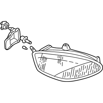 2007 Ford Focus Headlight - 7S4Z-13008-C