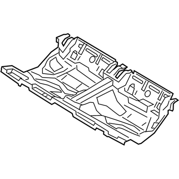 Ford FR3Z-6363160-D FRAME AND SPRING - RR SEAT CUS