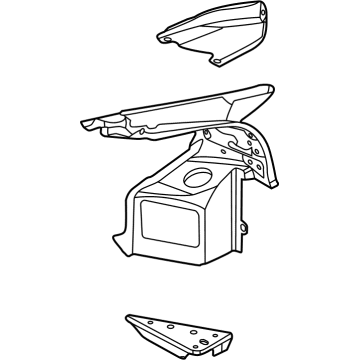 Ford LJ8Z-5845115-A TROUGH - LUGGAGE COMPARTMENT D