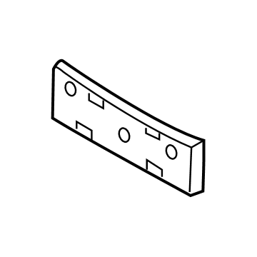 Ford JB5Z-17A385-AA Bracket - License Plate