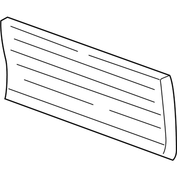 Ford 4F2Z-1725557-BAPTM Moulding - Door Outside