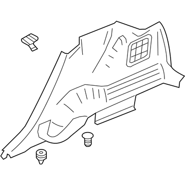 Ford BT4Z-7831012-BA Trim Assembly - Quarter