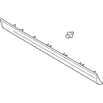 2021 Lincoln Corsair Door Moldings - LJ7Z-7821452-A