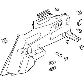 Ford LB5Z-7831012-EB TRIM ASY - QUARTER