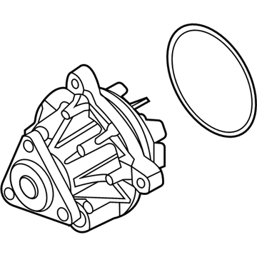 2021 Ford Bronco Sport Water Pump - K2GZ-8501-A