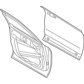 Ford LJ6Z-7820125-C DOOR ASY - FRONT