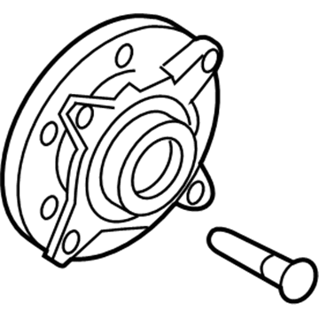 Ford FL1Z-1104-B Hub Assembly - Wheel