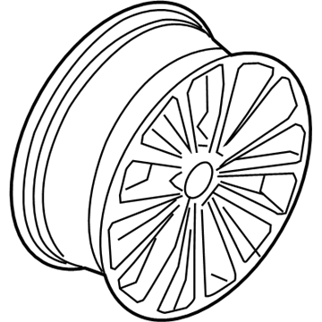 Ford FL7Z-1007-C Wheel Assembly