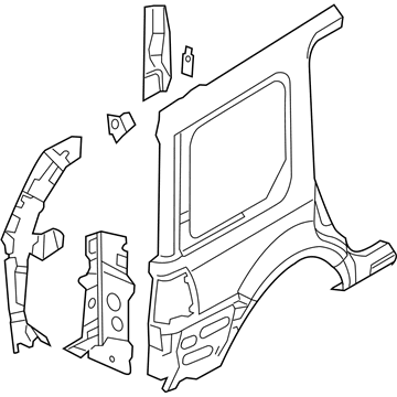 Ford 3L1Z-7827840-BA Panel - Quarter - Outer