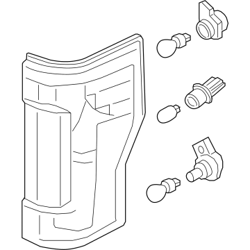 2024 Ford F-350 Super Duty Tail Light - PC3Z-13404-D