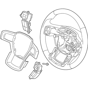 Ford GL3Z-3600-CD WHEEL ASY - STEERING